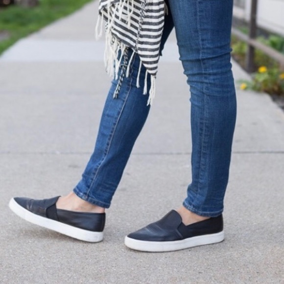 COPY - Vince Blair 5 Perforated Leather Slip on Sneaker - Picture 2 of 10